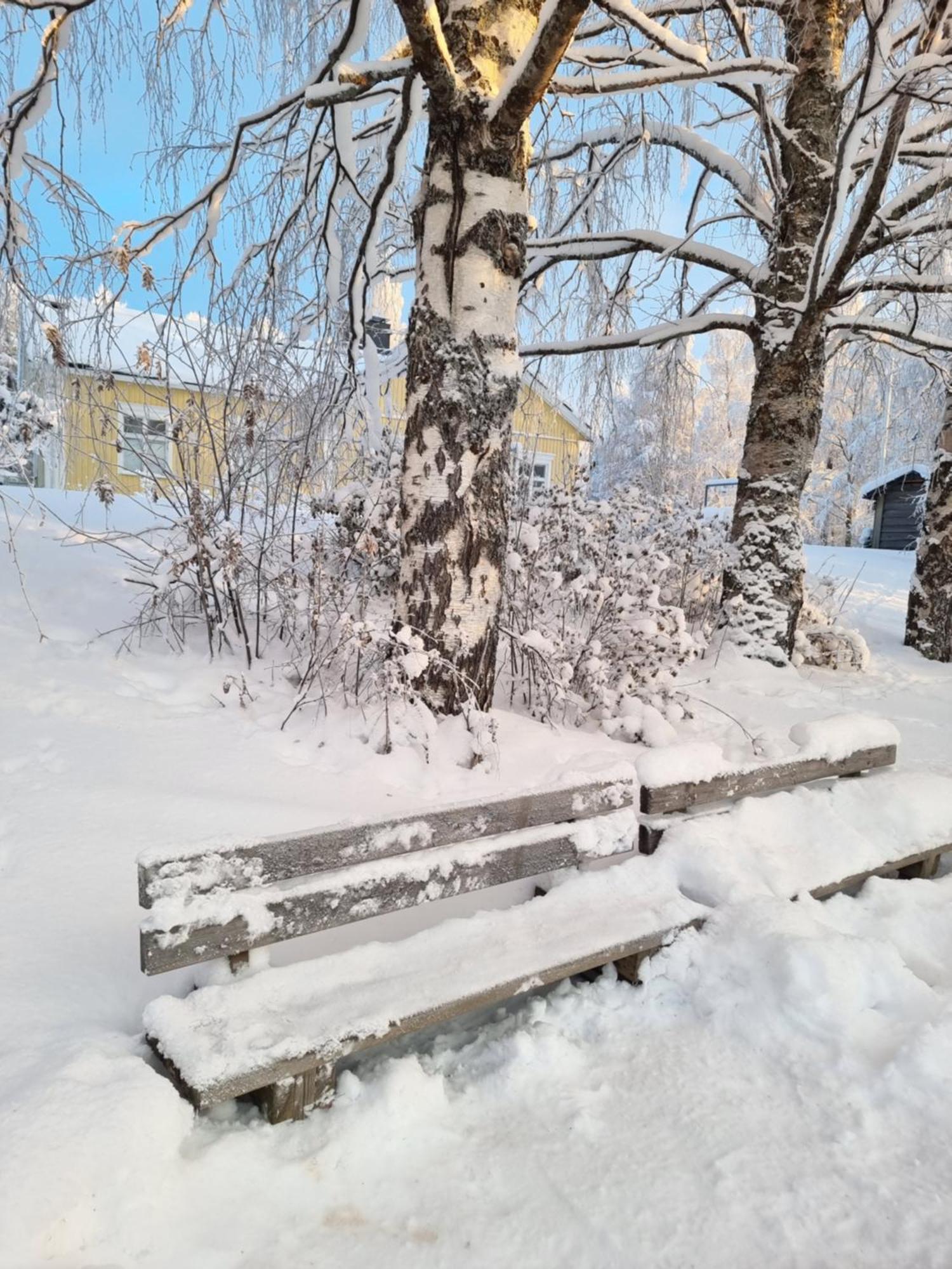 Ferienwohnung Wanha Kunnantalo Pudasjarvi Exterior foto